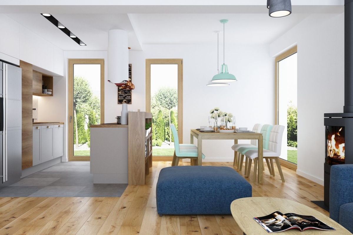 dom pod krakowem wykonany przez projektant wnetrz marie podobinska